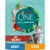 Purina ONE DualNature Uri-Balance Adult kyckling. Förpackning med ingredienser som kycklingkött, tranbär och örter.