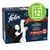 Purina Felix Délices Tranchés, 12 Portions, 90% tierische Proteine, Auswahl vom Land, in Gelee, Rind, Huhn, Ente, Pute. Große grüne 12 auf Dose abgebildet.