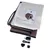TTACK Heating Kitty Home Bag, brown with white cover, includes power supply and adapter. CE certified.