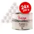 Purizon Organic Duck & Chicken with Zucchini, 13 % kød, 24 x 200 g dåser kattemad. Stor rød cirkel med teksten '24x 200 g'.