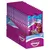 Whiskas Sticks, rich in salmon and omega-3, with 90% meat content. Packaging shows a cat and fish graphic.