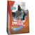Sac de croquettes pour chat Smilla Adult, goût poisson, 4 kg. Texte visible : 'ausgewogene Ernährung', 'Finest Healthy Nutrition', 'Fish', pictogrammes et informations en anglais.
