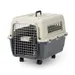Feria Transport Crate with Wheels - Size 4 (S): Dark Grey / Beige
