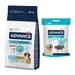 Advance Trockenfutter + passender Snack gratis! - 12 kg Puppy Sensitive mit Lachs  + 150 g Puppy Snack