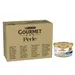 24x85 g gratis! 96x85 g Megapack Gourmet Perle + gratis 24x85g Gourmet Gold hrană umedă pisici - Perle 96 x 85 g Rață, miel, pui, curcan (în sos) + Gold Mousse Pește oceanic 24 x 85 g