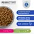 PERFECT FIT kutyatáp, bélmikrobiom támogatására, minőségi összetevőkből, sok csirkével, ADULT 1+, >10 kg, prebiotikumforrásként cikóriát tartalmaz