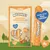 Meowee! Savoury Spoonables, made with real chicken breast meat, no artificial colours or preservatives, built-in spoon for less mess, 8 sticks shown on packaging.