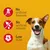 No artificial flavours, no artificial colours, low in fat. Three icons highlight these product features on a yellow background.