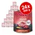 Rocco SENIOR, 24x800 g, jagnjetina s prosom. Na embalaži: 'Easy to digest', 'Lamb with millet', 'IT'S MEAT TIME'. Paket pločevink za pse seniorje.