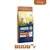 Saco de 12 kg de BOZITA Original Puppy & Junior, visible texto: 25% protein, 13% fat, immune support, brain development, optimal growth, wheat free. Imagen de un cachorro y pollo.