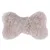 Soft, beige plush toy in bone shape.