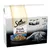 Sheba Fresh & Fine in Gravy, 15 x 50g pouches with cod, salmon and tuna. Certified sustainable seafood label visible on packaging.