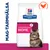 Hill's Prescription Diet Gastrointestinal Biome kattmat, text: MAG-TARMHÄLSA, bild på katt och kycklingsymbol synliga på förpackningen. Hill's Prescription Diet Gastrointestinal Biome kattmat, text: MAG-TARMHÄLSA, bild på katt och kycklingsymbol synliga på förpackningen.