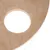 Round wooden board with a large circular hole in the centre, smooth surface and light wood grain.