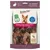 Balení DOKAS Kaninchen-Innereien, viditelné sušené vnitřnosti králíka (plíce, žaludek, játra, srdce), text: 100% Kaninchen, Animal Welfare Tierwohl, SGS Institut Fresenius.
