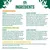 Ingredients, additives per kg, and analytical constituents for turkey and lamb & chicken recipes, including percentages of meat, vegetables, vitamins, minerals, and nutritional values.