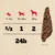 Feeding guide showing 5-9kg: half piece, 10-24kg: one piece, 25kg and above: two pieces per 24 hours. Product piece shown on right.