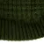 Gros plan sur une maille tricotée en tissu vert foncé, texture visible. Aucun autre élément ou marque n’est présent.