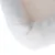 Bord d’un panier pour animal en tissu peluche blanc, vue rapprochée de la texture douce et du rebord épais. Aucun logo ni texte visible.