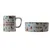 TIAKI Lot tasse et écuelle « Funny Winter Dogs »  - lot de 2