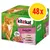 Confezione Kitekat Markt-Mix in Gelee, 48x100g, visibile gatto arancione, scritte: 100% Vitalität, mit Huhn, Lamm, Rind, Thunfisch, 6x ciascun gusto. Confezione Kitekat Markt-Mix in Gelee, 48x100g, visibile gatto arancione, scritte: 100% Vitalität, mit Huhn, Lamm, Rind, Thunfisch, 6x ciascun gusto.