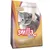 Smilla Kitten torrfoder för kattungar, Geflügel Poultry, 4 kg. Text på tyska: '1 bis 12 Monate', 'Finest Healthy Nutrition'. Bild på grå kattunge på förpackningen.
