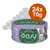 Oasy cibo umido per gattini, 75% con uovo, in acqua di cottura. Confezione: 24 lattine da 70g. Oasy cibo umido per gattini, 75% con uovo, in acqua di cottura. Confezione: 24 lattine da 70g.