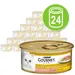 Gourmet Gold Bitar i sås 24 x 85 g - Blandpack kyckling & lever, lax & kyckling