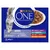 Purina ONE Adulte, 8 x 85 g. Variétés : 2x agneau et carottes, 2x poisson de mer et haricots verts, 2x bœuf et carottes, 2x poulet et haricots verts. Soutient vitalité et articulations.