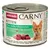 animonda Carny Kitten Rind, Huhn + Kaninchen, 100 % frische Zutaten, sans céréales, Made in Germany, avec taurine. Boîte de pâtée pour chaton visible.