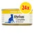 thrive Complete 0% Nonsense kattenvoer, Chicken Breast, verpakking met 24 stuks zichtbaar op het blik thrive Complete 0% Nonsense kattenvoer, Chicken Breast, verpakking met 24 stuks zichtbaar op het blik