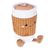 TIAKI hundelegetøj Happy Frappuccino, brun - L 20 x B 12 x H 12 cm