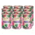 Lot de 12 boîtes Terra Canis English Rose, texte visible : Lamm mit Gartengemüse & Rosenblättern, English Rose Lamb with Garden Vegetables & Rose Petals, 100 % natural ingredients.