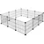 Recinto exterior Kerbl Pet - 12 elementos de rejilla - 35 x 35 cm (An x Al) Recinto exterior Kerbl Pet - 12 elementos de rejilla - 35 x 35 cm (An x Al)
