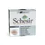 Schesir Adult Cat in Jelly, Thunfisch mit Seebarsch. Verpackung zeigt Produktnamen und Bild von Fischstücken in Gelee.