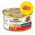 PURINA Gourmet Gold Feine Pastete mit Rind, 48x Dose. Abbildung einer geöffneten Pastete und einer weißen Katze auf der Verpackung. PURINA Gourmet Gold Feine Pastete mit Rind, 48x Dose. Abbildung einer geöffneten Pastete und einer weißen Katze auf der Verpackung.