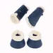 Nomad Tales Set de guêtres de dressage et cloches de sabot, bleu marine - lot économique : 2 guêtres de dressage + 2 cloches à sabots, taille XL