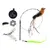 zooplus Basics interaktivna igračka za mačke 4-u-1 - Udica 95 cm, 4 igračke 15 cm