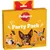 Pedigree Party Pack med Ranchos Cubes, Ranchos Strimler og Rodeo Snacks. Emballagen viser en hund og forskellige snacktyper. Pedigree Party Pack med Ranchos Cubes, Ranchos Strimler og Rodeo Snacks. Emballagen viser en hund og forskellige snacktyper.