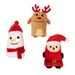 TIAKI Set de coussins de jeu de Noël pour chat - lot de 3 jouets