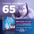Ever Clean Senior Cat Litter for cats aged 7+ years. Locks away strong odours from frequently used trays. Text: In human years Fluffy is 65. New Senior Cat Litter.