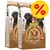 Två förpackningar GranataPet Liebling's Mahlzeit Adult Geflügel/Poultry torrfoder för hund, erbjudande med procenttecken-symbol. Synliga ingrediensbilder och märkning Made in Austria.