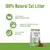 100% Natural Cat Litter, Nature's Calling. All breeds, indoor & outdoor cats. Superior odour control lasting 3x longer. Easy scoop, low dust. Text v angličtine.