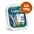 Yarrah Paté per gatti, 24x100g. Testo visibile: mit Huhn, Truthahn & Aloe Vera; avec poulet, dinde & aloe vera. Certificazioni bio e Beter Leven.