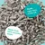Pellet product made from 99% recycled paper, manufactured in the UK, as shown by text on image.