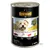 Boîte Belcando Dog Food Lamm, agneau avec riz et tomates, 400 g. Ingrédients visibles : agneau, riz, tomates, huile de chardon. Texte en allemand et anglais sur l’étiquette.
