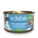 Schesir Complete Nutrition Filet in Gelee 6 x 85 g in Dosen - Thunfisch mit Wolfsbarsch