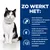 Infografiek: Goed verteerbare samenstelling ter ondersteuning van de opname van voedingsstoffen, unieke mix van prebiotica, toegevoegde elektrolyten en vitamine B als antioxidant.