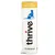 Tube labelled 100% real chicken treats, thrive, 0% Nonsense. Blue silhouette of an animal is shown on the packaging.