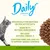 Daily Sterilised Cat Food. For neutered or less active cats, made from natural ingredients, contains omega-3, fibre, and low fat for weight control. All profits for the planet. Daily Sterilised Cat Food. For neutered or less active cats, made from natural ingredients, contains omega-3, fibre, and low fat for weight control. All profits for the planet.